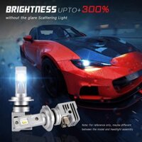 Đèn Led M3 Pro Chip ZES 10000LM 6000K Thay Thế Đèn Pha Xe Máy Ô Tô Chân H4, H11, H7, H9,H8, 9005, HB3, 9006, HB4, H1, H3
