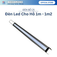Đèn LED MÁNG NHÔM 4 DÃY LED cho hồ cá thuỷ sinh từ 1M - 1M2, đèn cho hồ cá dài