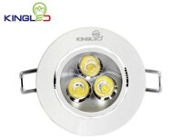 Đèn led mắt trâu 3w lắp âm trần