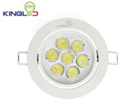 Đèn led mắt trâu 7w lắp âm trần