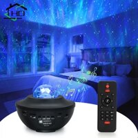 Đèn LED  Máy chiếu trần Qianxing kèm loa Bluetooth điều khiển từ xa, thích hợp trang trí trong nhà hoặc quay video
