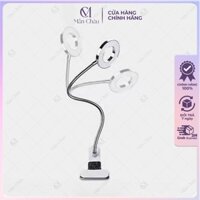 Đèn led mini kẹp bàn nối mi, đèn led kẹp bàn làm nail