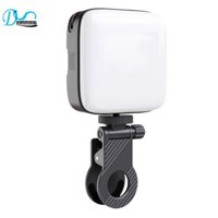 Đèn LED Mini Lấp Đầy Bi Màu Chiếu Sáng Giày Lạnh Cho Máy Ảnh Máy Quay Vlog Có Thể Tháo Rời Kẹp Chụp Ảnh Màu Đen