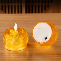 Đèn LED Mô Phỏng Nến Hộ Gia Đình Đèn Sen Luôn Sáng eLed Mô Phỏng Nến Hộ Gia Đình Hoa Sen Đèn Thay Đổi Điện Tử Nến Mô Phỏng Xoay Ngọn Lửa Đèn Nến Điện1126