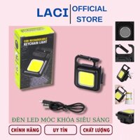Đèn LED Móc Khóa Siêu Sáng Cổng Sạc USB Kèm Chức Năng Mở Nắp Chai Đa Năng Tiện Dụng
