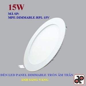 Đèn led MPE Panel Dimmable - 15W