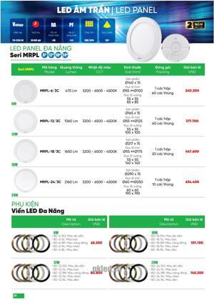 Đèn Led Multi Panel 24W MPE BD-24/RG