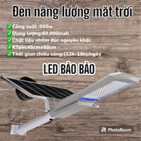 Đèn led năng lượng mặt trời sân vườn đèn đường  500W vỏ nhôm điều khiển từ xa chống nước IP67 BH 2 năm