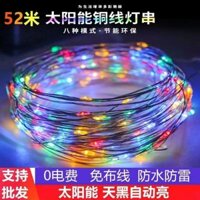 Đèn LED năng lượng mặt trời nhiều màu sắc, đèn dây nhấp nháy, bầu trời đầy sao, đèn sinh nhật điều khiển từ xa, đèn trang trí bó hoa, đèn trang trí KPDR