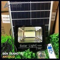 Đèn LED Năng Lượng Mặt Trời 60w 100w 200w 300W- Đèn Pha Led Có Điều Khiển Từ Xa - hàng chính hãng giá rẻ  ANTEICO