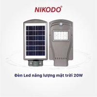 Đèn led năng lượng mặt trời 20W TYN-LD TAIWAN, nhập khẩu chính hãng, cảm biến ánh sáng - NIKODO