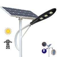 Đèn LED Năng Lượng Mặt Trời kết hợp Điện Lưới AC220V cấp cho Dự Án Chiếu Sáng
