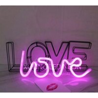 Đèn LED NEON chữ LOVE tặng người yêu trang trí DECOR phòng ngủ