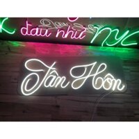 Đèn Led Neon chữ Tân Hôn - Vu Quy trang trí đám cưới sự kiện