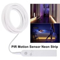 Đèn LED Neon Dải Đèn Ký Với Cảm Biến Chuyển Động PIR Không Dây Chạy Bằng Pin Linh Hoạt Chống Thấm Nước Ống Silicon Dây Đèn Cho Nhà Bếp Phòng Ngủ Cầu Thang Giường Tủ Quần Áo