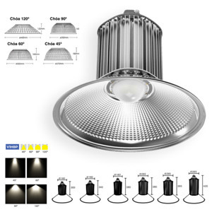 Đèn led nhà xưởng VinaLED HB-DS100 - 100W