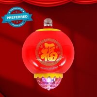 Đèn Led Nhiều Màu Sắc Fortune Đèn Lồng Xoay Bóng Mùa Xuân Bầu Không Khí Lễ Hội Fortune Lantern Y5f5