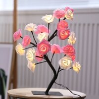 Đèn LED nhiều màu sắc nhấp nháy dây phòng ngủ bông bóng cây bàn trang trí sáng tạo bestie Tặng