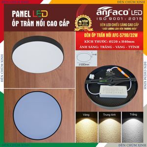 Đèn led nổi 1 chế độ  AFC 579D 32W