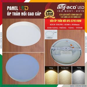 Đèn led nổi 1 chế độ  AFC 579T 40W