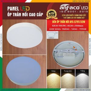 Đèn led nổi 1 chế độ  AFC 579T 32W