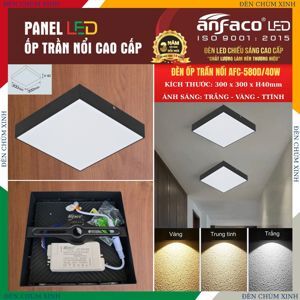 Đèn led nổi 1 chế độ  AFC 580D 40W