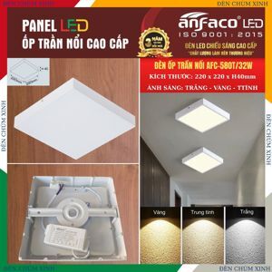 Đèn led nổi 1 chế độ  AFC 580T 32W