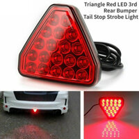 Đèn LED Ô Tô Đa Năng Tam Giác Đỏ LED 3rd Phía Sau Cản Sau Đuôi Dừng Nhấp Nháy Đèn Cho Trung Tâm Phanh Đèn Phanh