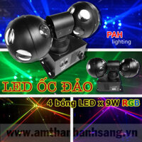 Đèn Led ốc đảo quay trung tâm