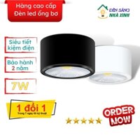 Đèn led ống bơ 7W mắt COB bảo hành 24 tháng