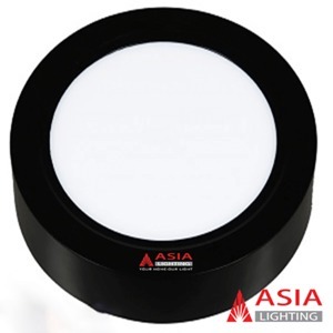 Đèn led ốp nổi tròn vỏ đen đổi màu 12W Asia PNOT12D-DM