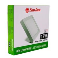 Đèn LED Ốp trần 18W Rạng Đông Model D LN08L 23x2318W - Ánh sáng vàng