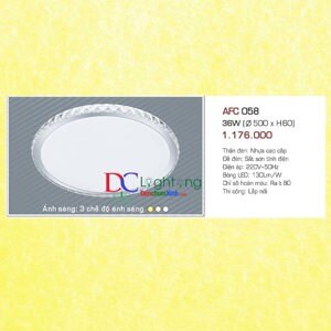 Đèn Led ốp trần Anfaco AFC 058