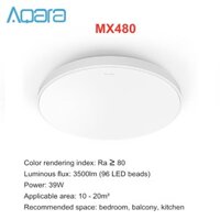 Đèn LED Ốp Trần Aqara MX480 với 4 Chế Độ Chiếu Sáng, đèn thông minh