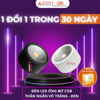 Đèn LED Ốp Trần Asia Lighting Đèn Ống Bơ COB Thân Thấp công suất 7W,10W -Ánh sáng Trắng-Vàng-Trung tính, 1 đổi 1 30 ngà