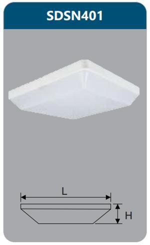 Đèn LED ốp trần chống thấm Duhal SDSN401 - 15W