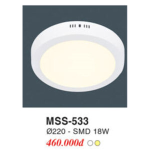 Đèn led ốp trần Euroto MSS-533