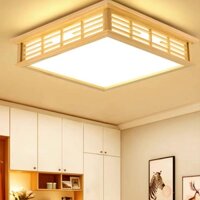 Đèn Led Ốp Trần Gỗ Phong Cách Nhật Bản Đèn Chiếu Trần Nhà Đèn Trần Phòng Khách Đèn Trần Trang Trí Phòng Ngủ