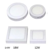 Đèn led ốp trần nhà thạch cao, đèn mâm ốp nổi 18w 24w