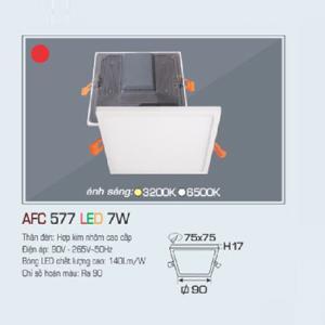 Đèn led ốp trần nổi vuông AFC-577-7W