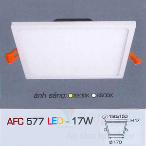 Đèn led ốp trần nổi vuông AFC-577-17W
