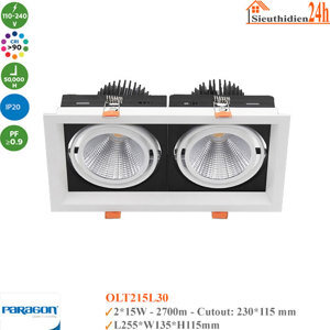 Đèn led ốp trần Paragon OLT215L30