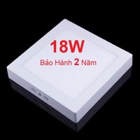 Đèn led ốp trần thạch cao , trần bê tông vuông 18W ánh sáng trắng tiết kiệm điện dài