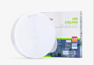 Đèn led ốp trần tròn Rạng Đông LN12.RAD 220/18W