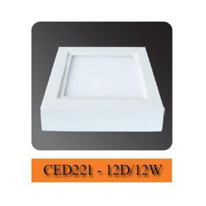 Đèn Led ốp trần vuông 12W CED221T-12D Comet