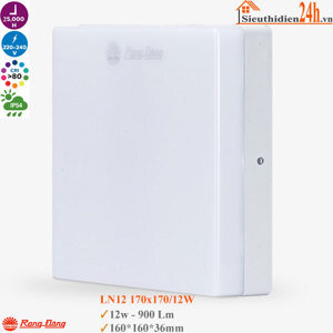 Đèn LED ốp trần vuông LN12 170x170/12W