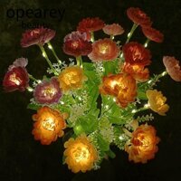 Đèn LED OPEAREY, Đèn bãi cỏ ngoài trời 7 đầu, Đèn sàn hoa nhân tạo chống nước Sân trang trí sân vườn Đèn lồng hoa sen tuyết