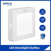 Đèn LED OPPLE Downlight Vuông EcoMax II SM ESII S200-18W-WH - Chính Hãng