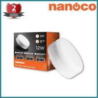 Đèn LED Panel 12W-18W-24W ốp nổi tràn viền kiểu tròn NRP series Nanoco - 3 màu ánh sáng