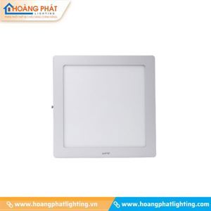 Đèn LED panel 18W – vuông 217mm gắn nổi, chỉnh sáng dimmer, ánh sáng vàng, MPE, mã SSPL-18V/DIM